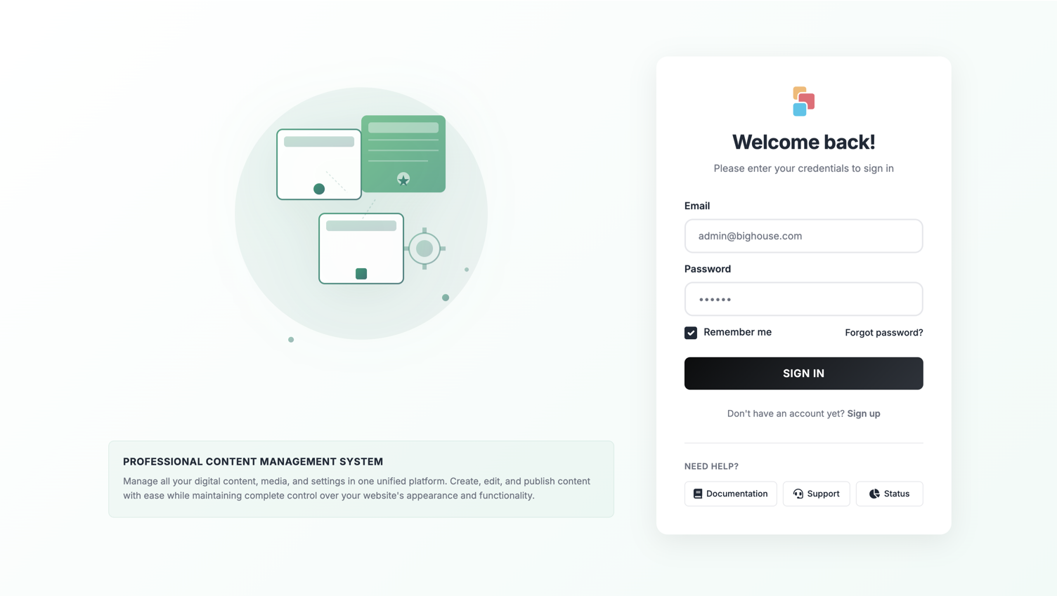 CMS Login