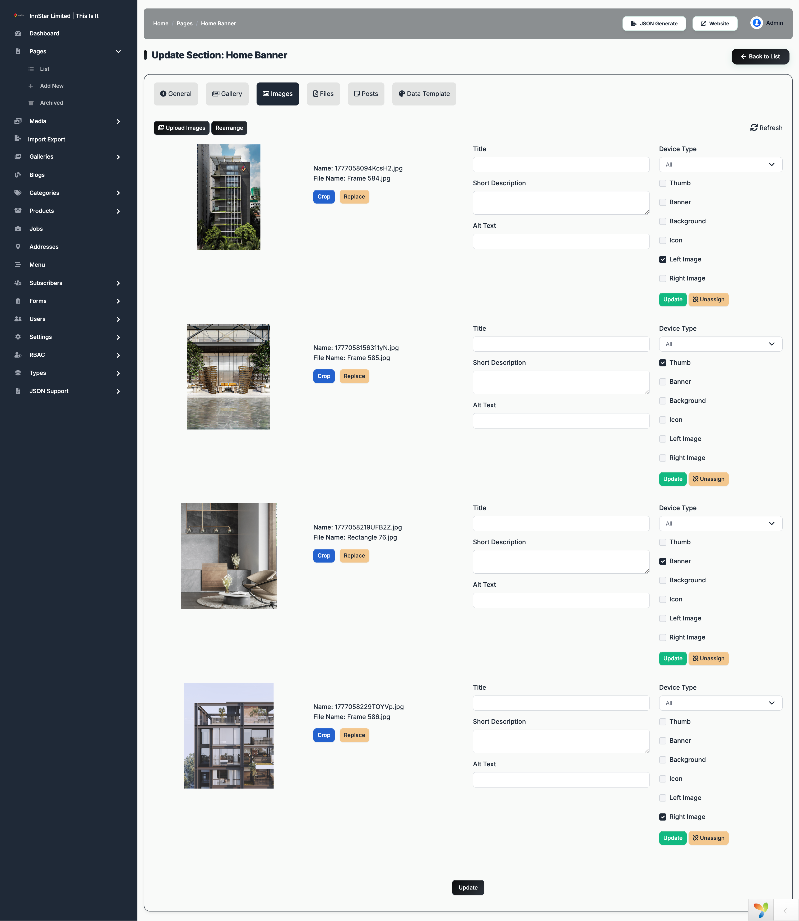 Section Images