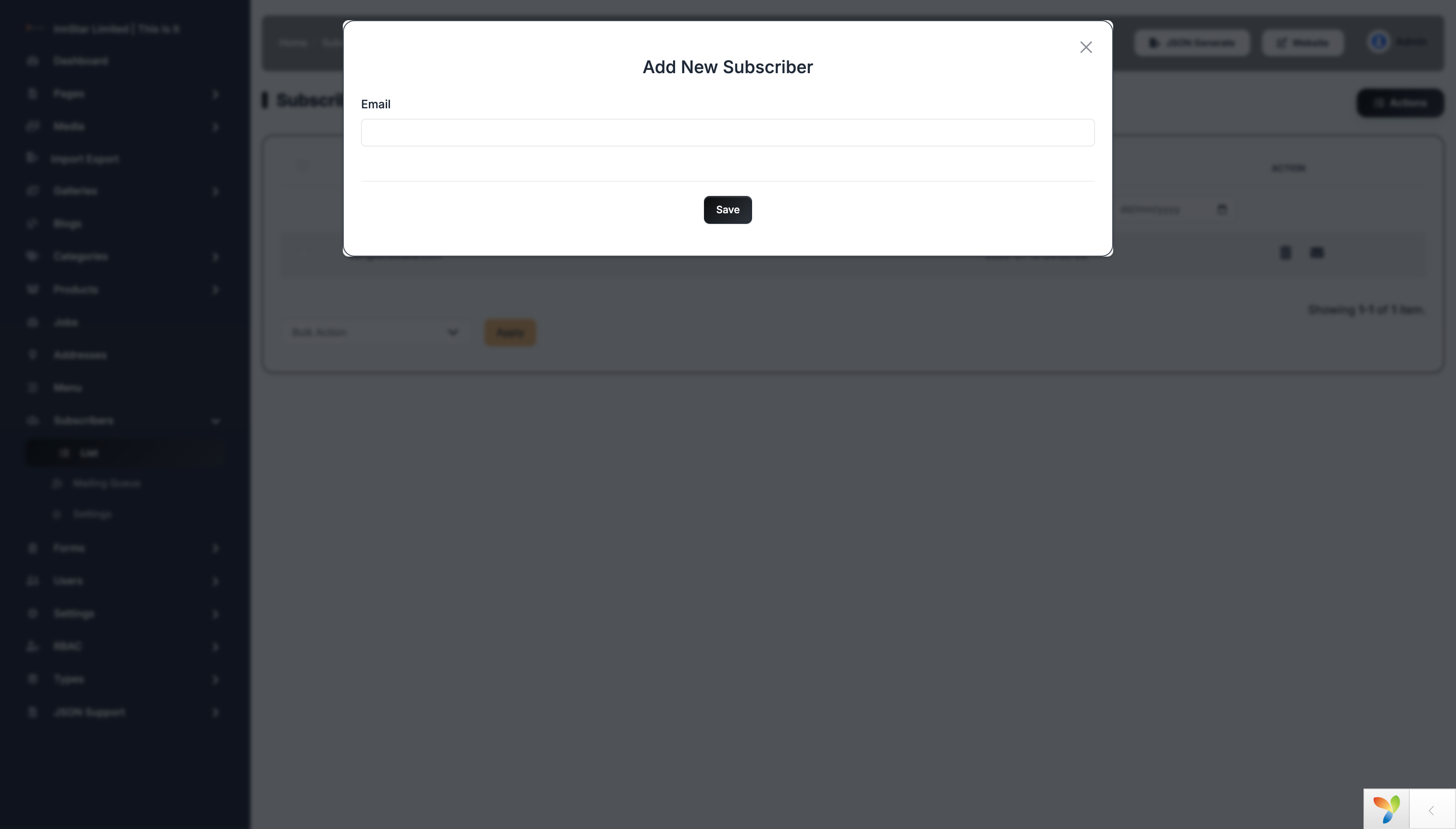 Add Subscriber
